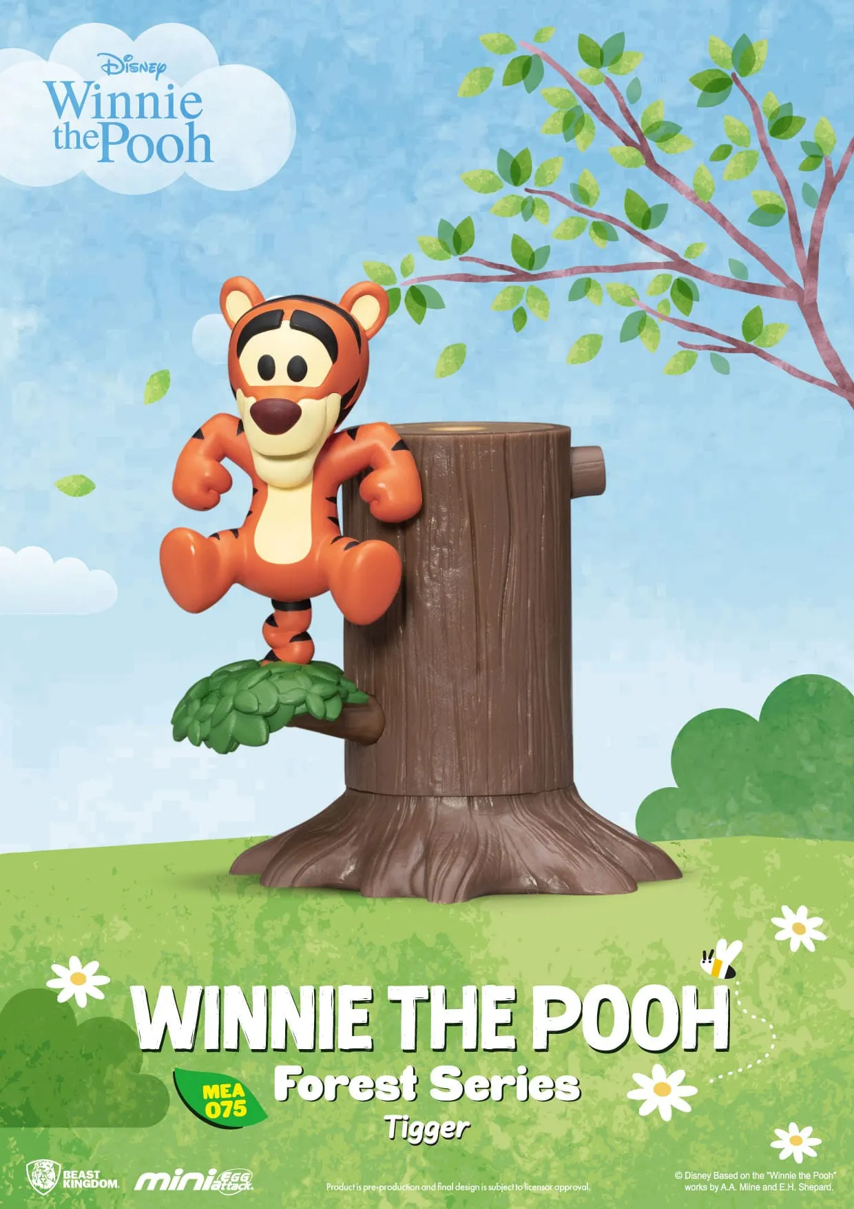Beast Kingdom Disney Winnie the Pooh Forest Series Mini Egg Attack Figures Set