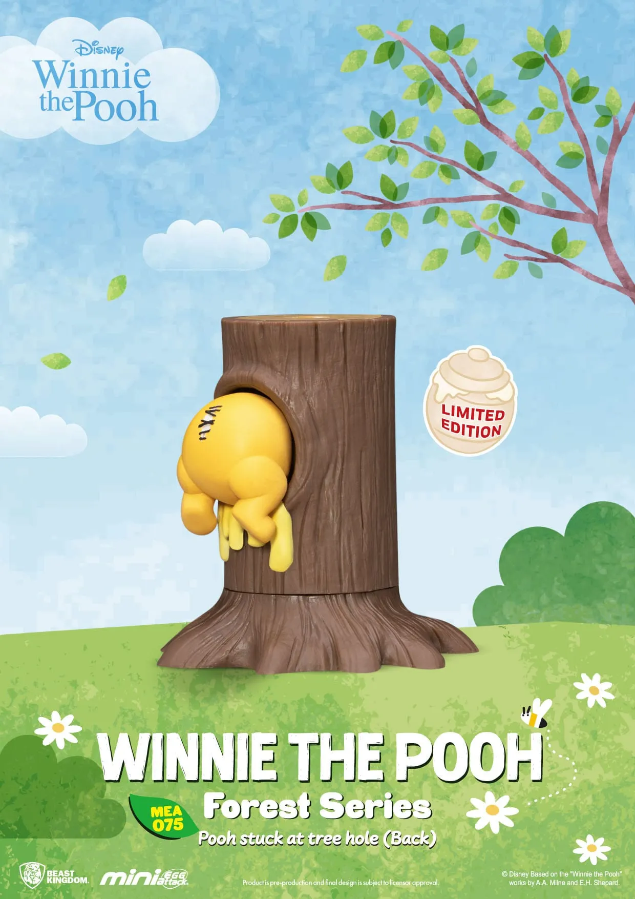 Beast Kingdom Disney Winnie the Pooh Forest Series Mini Egg Attack Figures Set