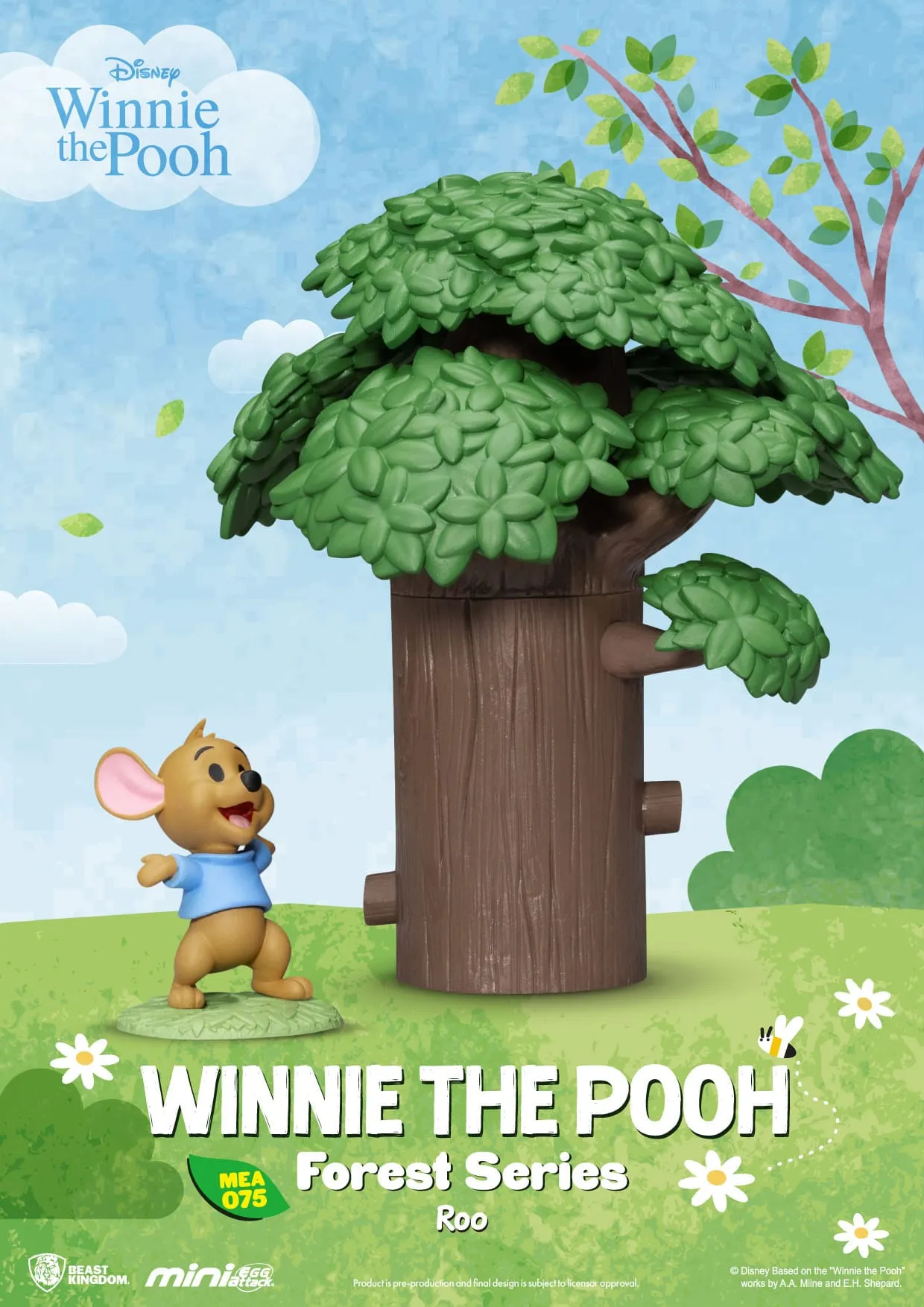 Beast Kingdom Disney Winnie the Pooh Forest Series Mini Egg Attack Figures Set