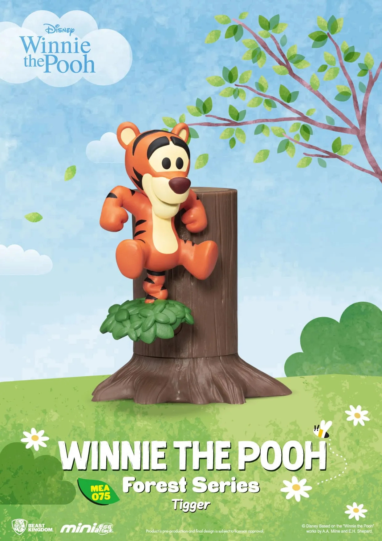 Beast Kingdom Disney Winnie the Pooh Forest Series Mini Egg Attack Figures Set