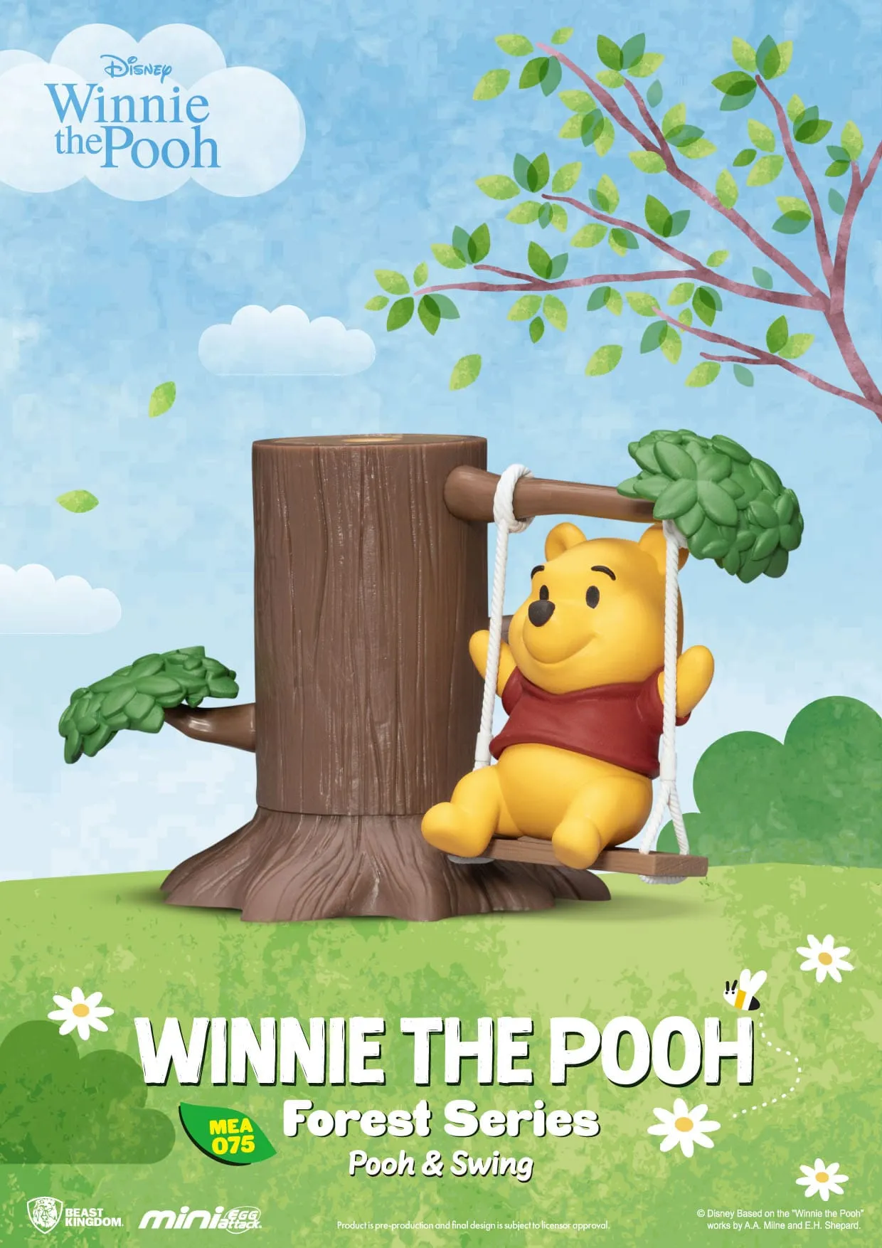 Beast Kingdom Disney Winnie the Pooh Forest Series Mini Egg Attack Figures Set