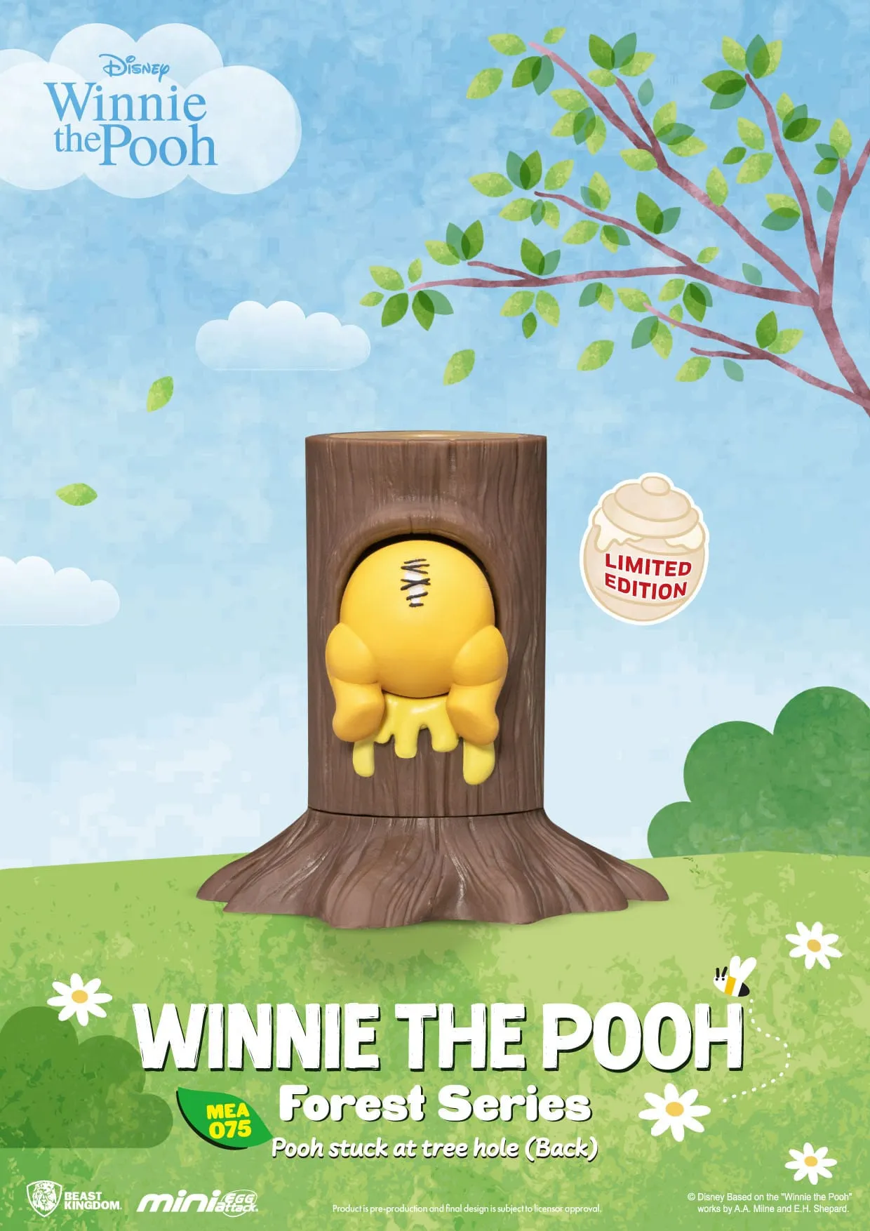 Beast Kingdom Disney Winnie the Pooh Forest Series Mini Egg Attack Figures Set