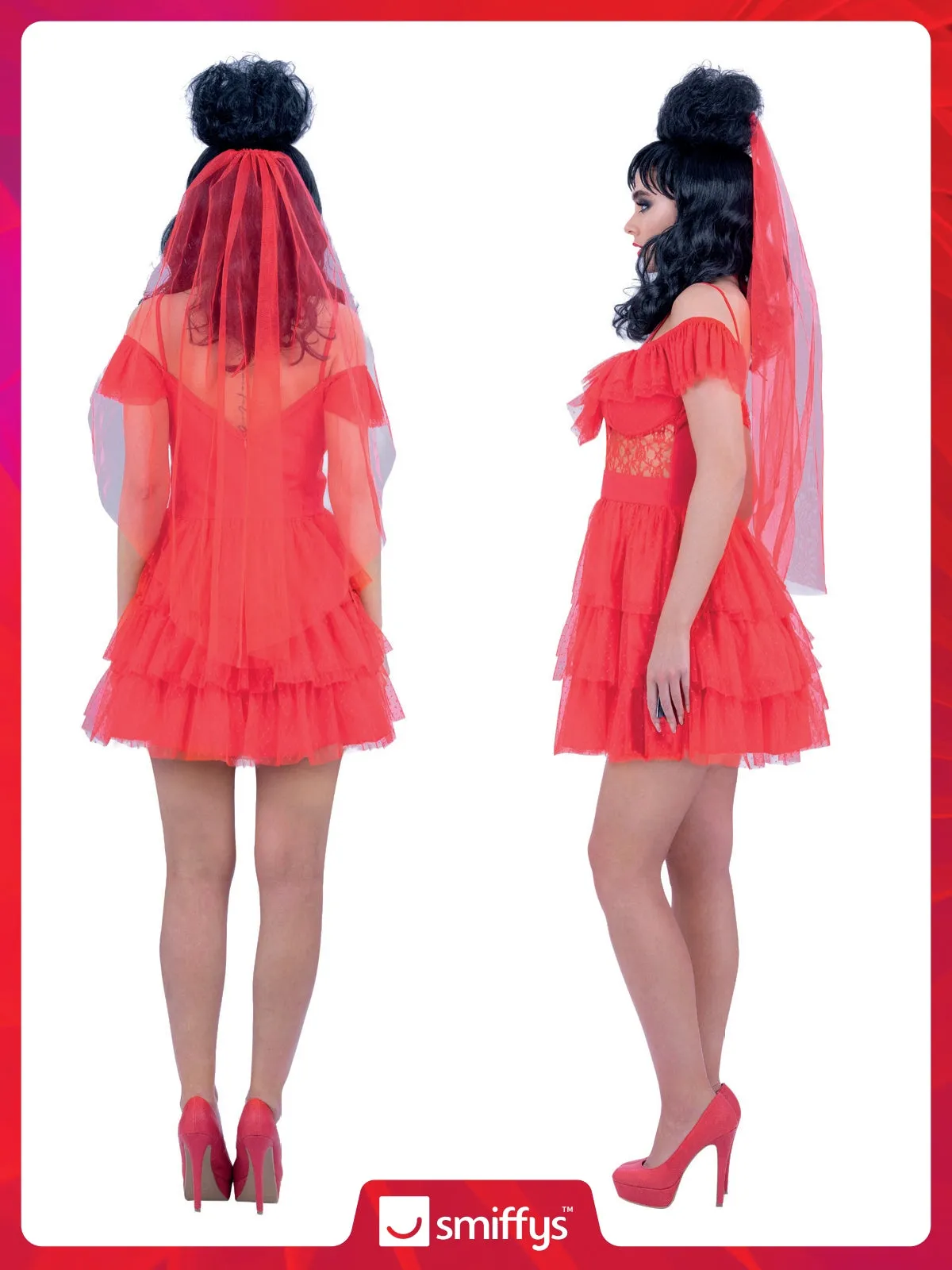 Beetlejuice, Lydia Bride Short Dress Costume