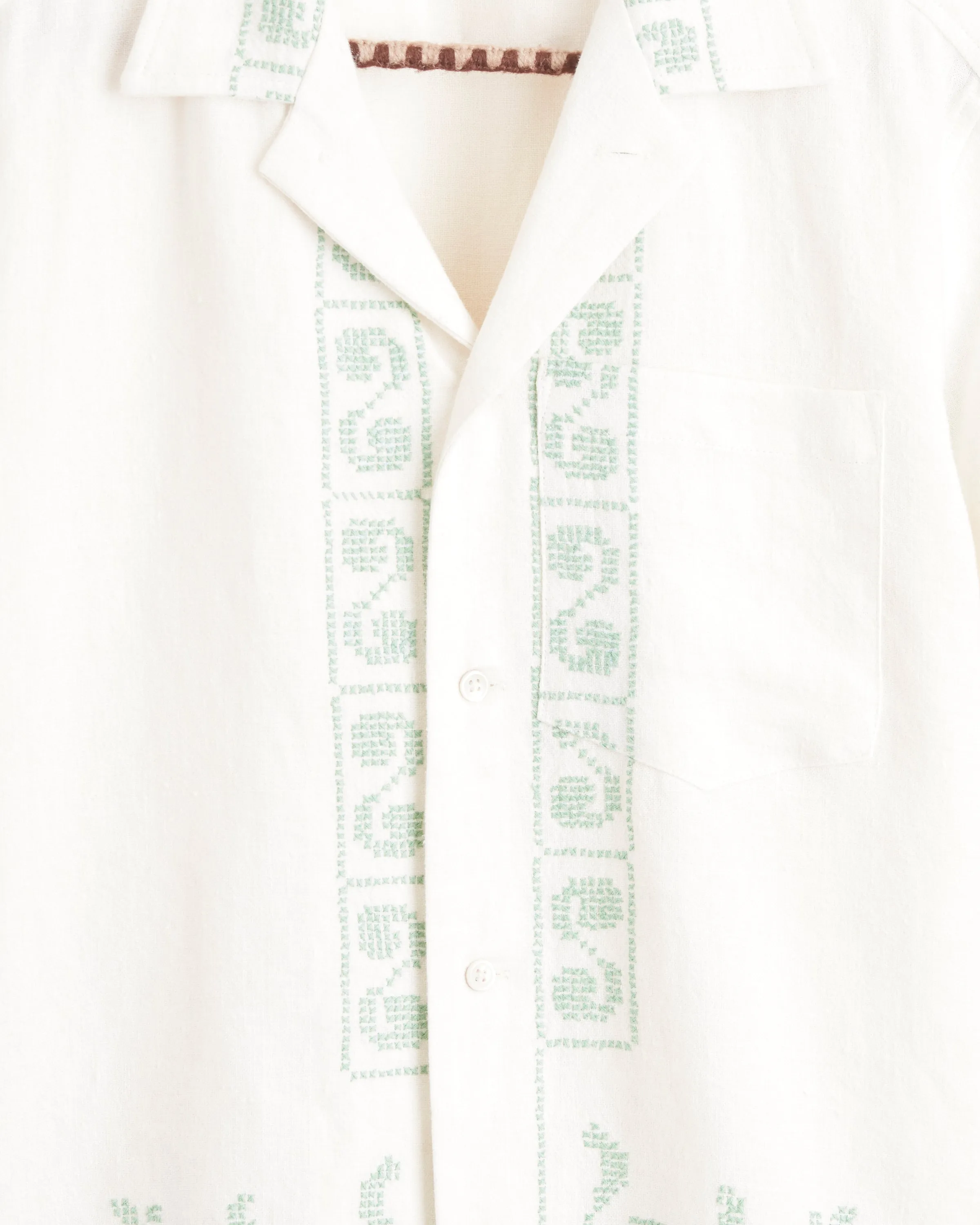 Bermuda Curl Short Sleeve Shirt - XS