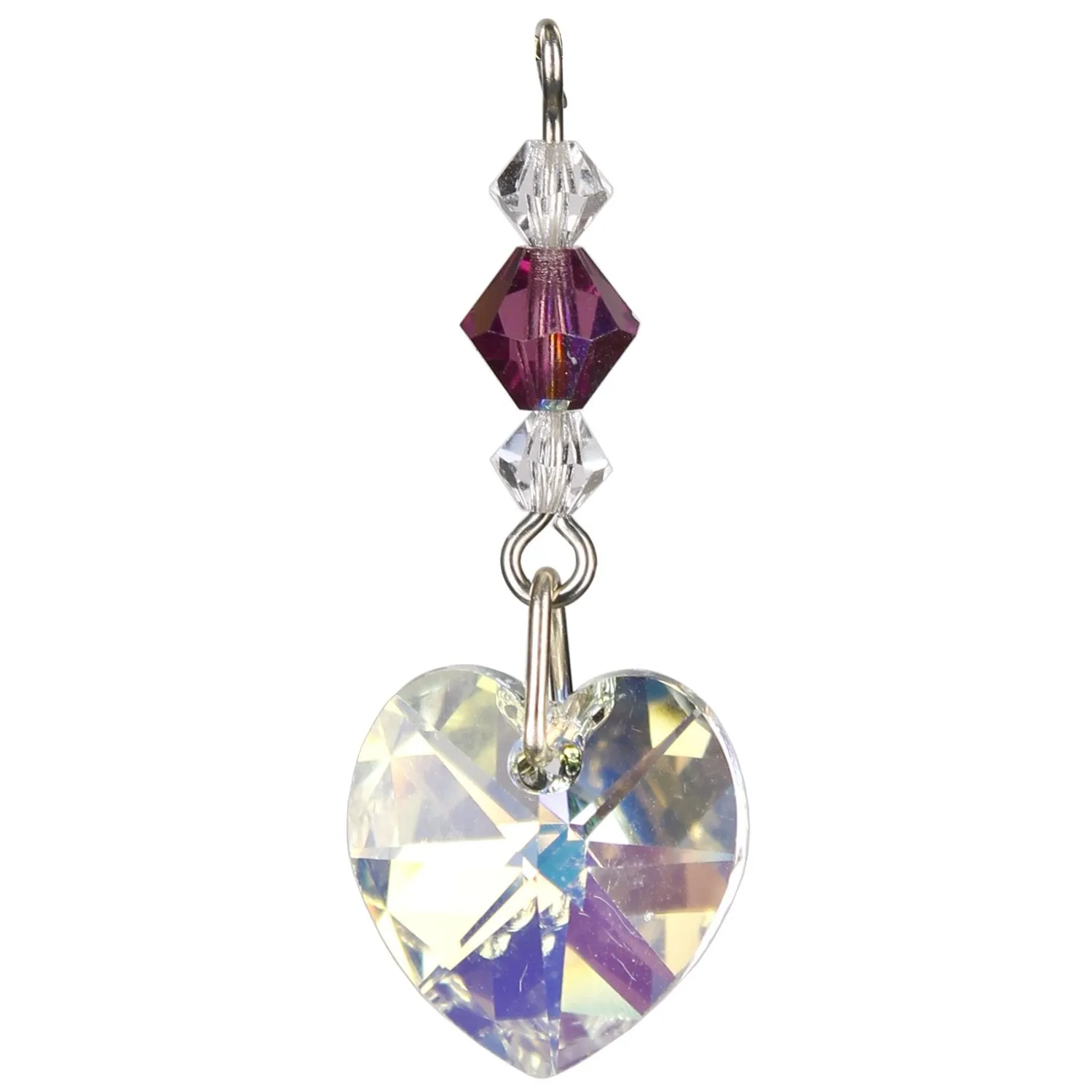 Birthstone Angel Crystal Suncatcher - February