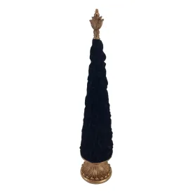 Black Flocked Tree