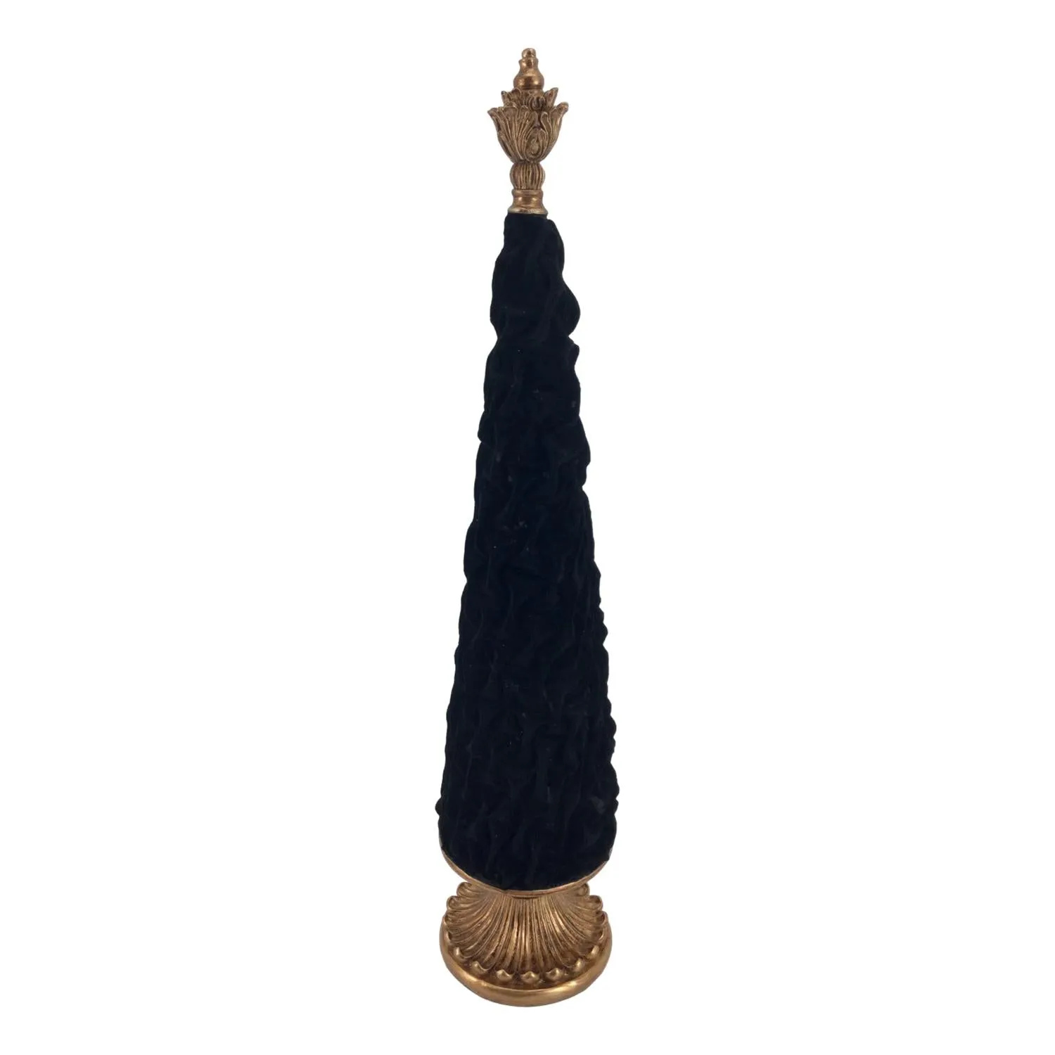 Black Flocked Tree