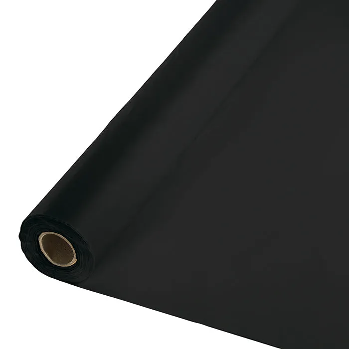 Black Velvet Plastic Banquet Roll 40" X 250'