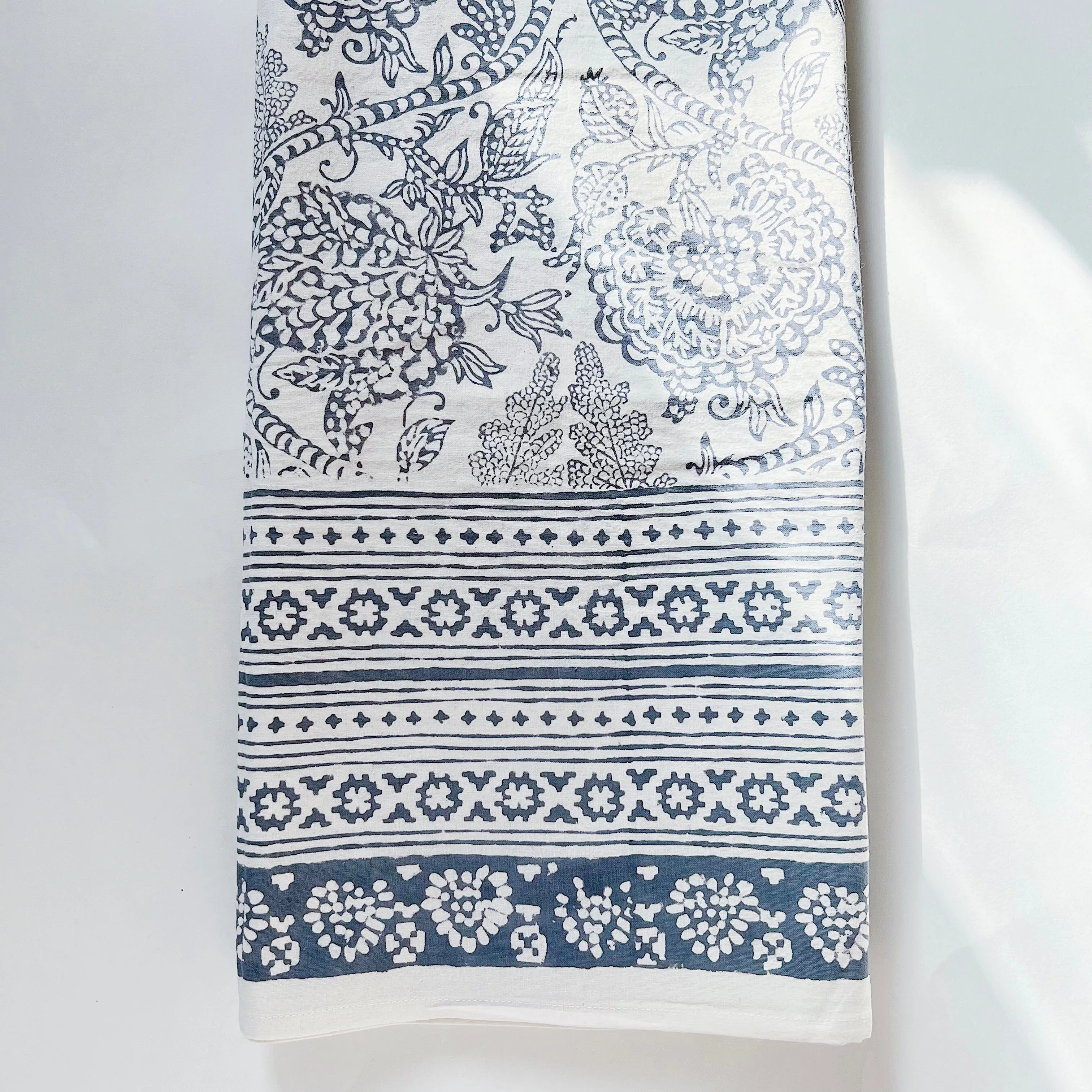 Blockprint Tablecloth | Sindh Slate