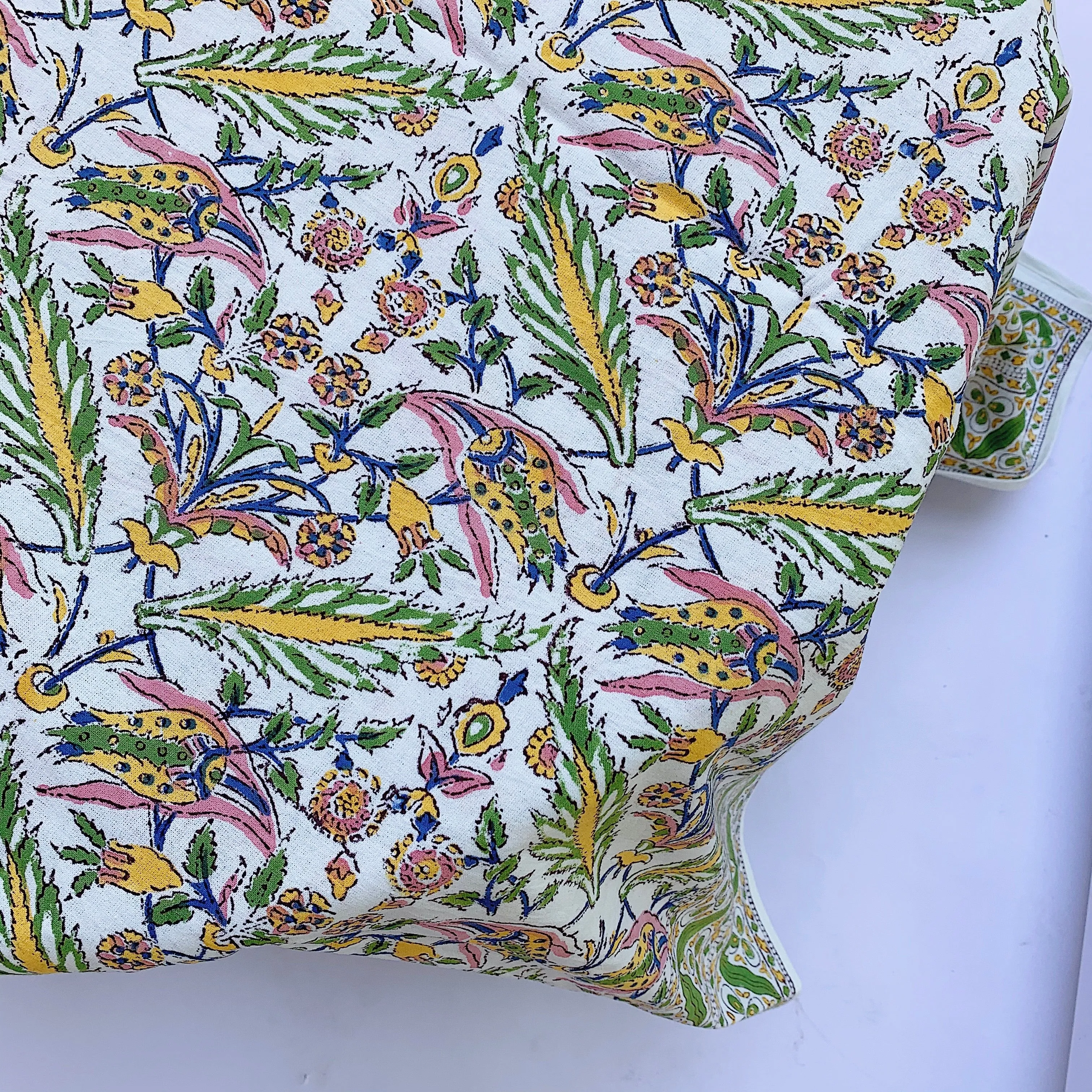 Blockprint Tablecloth | Victoria & Albert