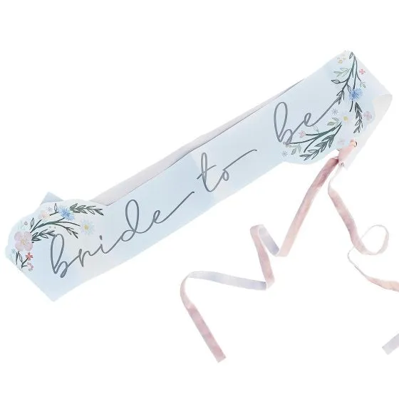 Boho Bride Thin Sash Each