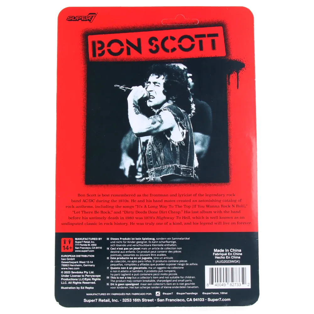 Bon Scott - Bon Scott ReAction Figures Wave 1