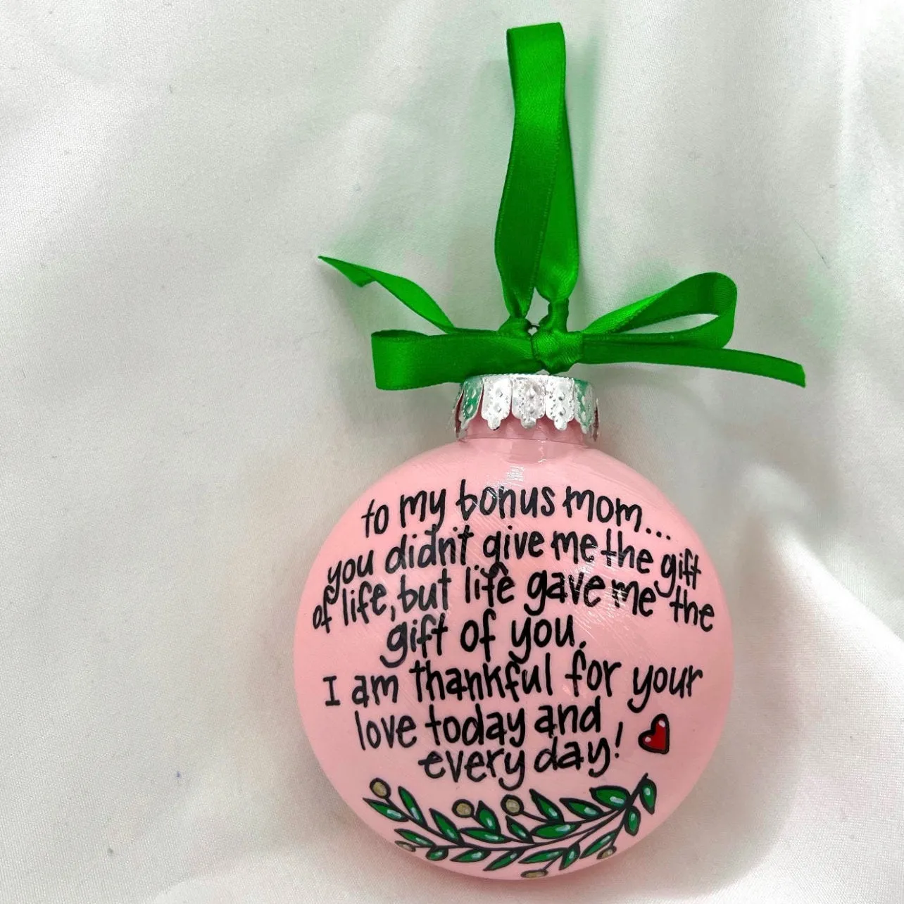 Bonus Mom Ornament - Like a Mom, Christmas Ornament, Holiday Ornament, Stepmom Ornament, 2023 Ornament, Stepmother Ornament, Bonus Mom