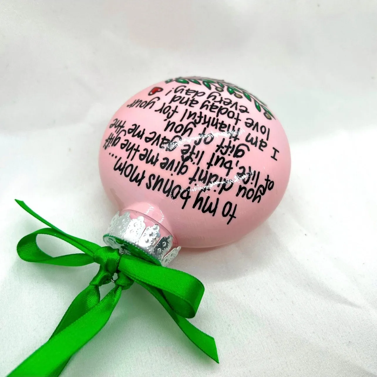 Bonus Mom Ornament - Like a Mom, Christmas Ornament, Holiday Ornament, Stepmom Ornament, 2023 Ornament, Stepmother Ornament, Bonus Mom