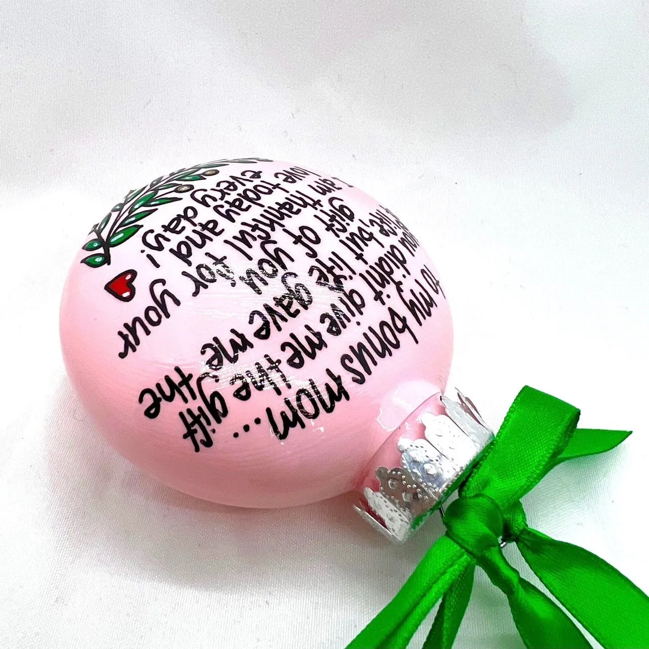 Bonus Mom Ornament - Like a Mom, Christmas Ornament, Holiday Ornament, Stepmom Ornament, 2023 Ornament, Stepmother Ornament, Bonus Mom