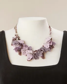 Bouquet Choker - Mauve & Copper