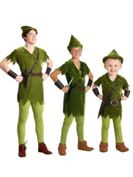 Boys and Dads Peter Pan Matching Halloween Costumes