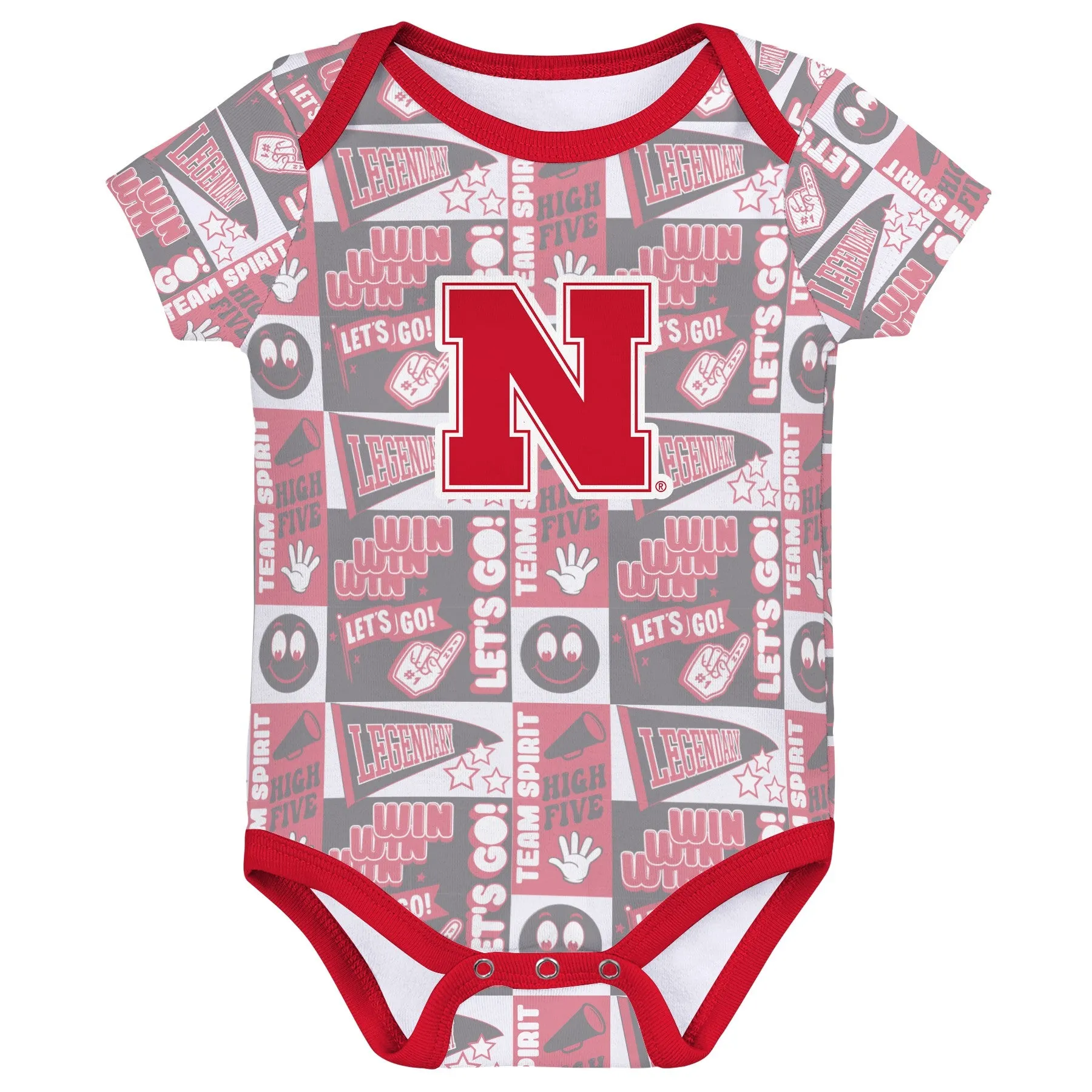 Boys' Nebraska Huskers Infant Sunday Comics Onesie