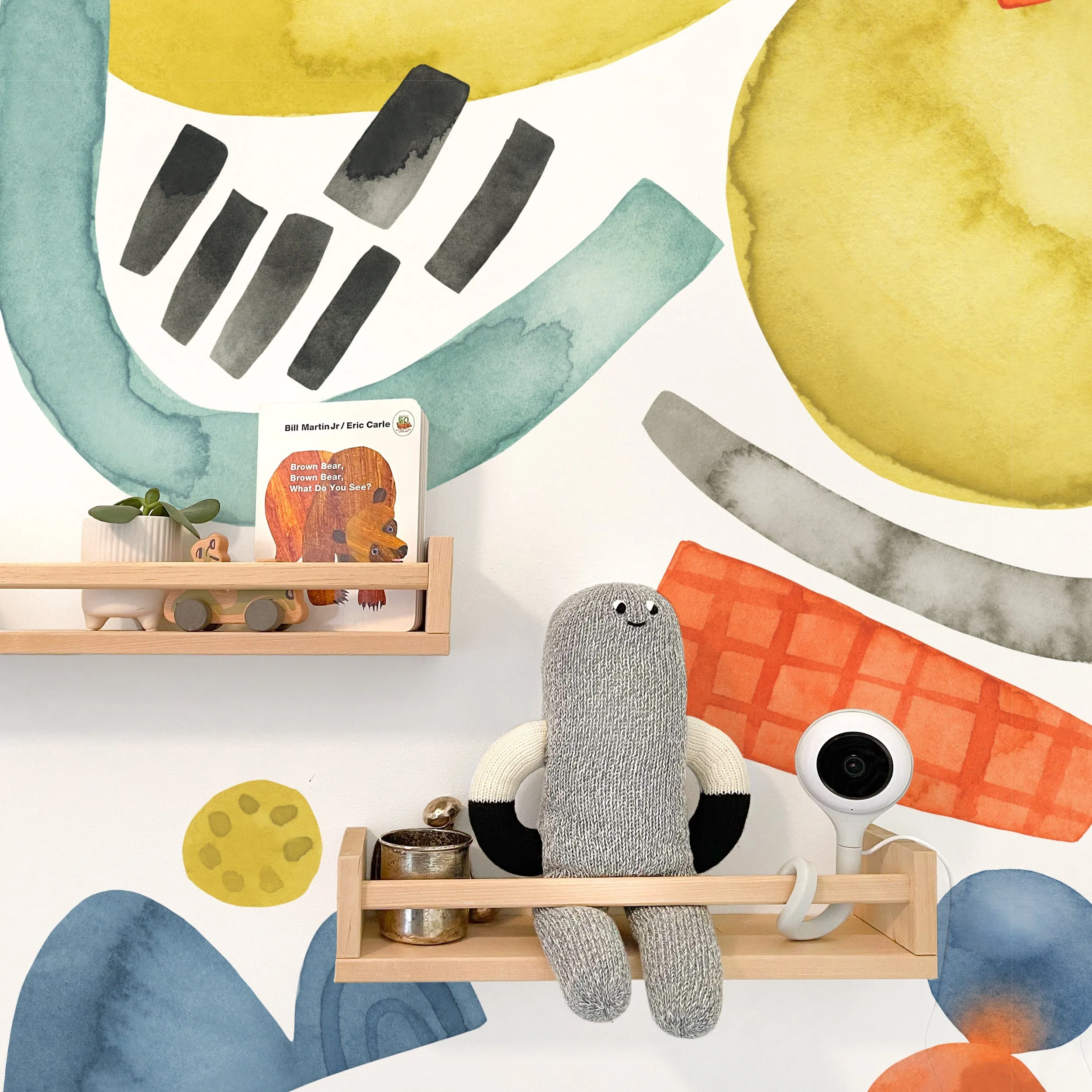 Bright Abstract Shapes Wall Decal Set - Medium