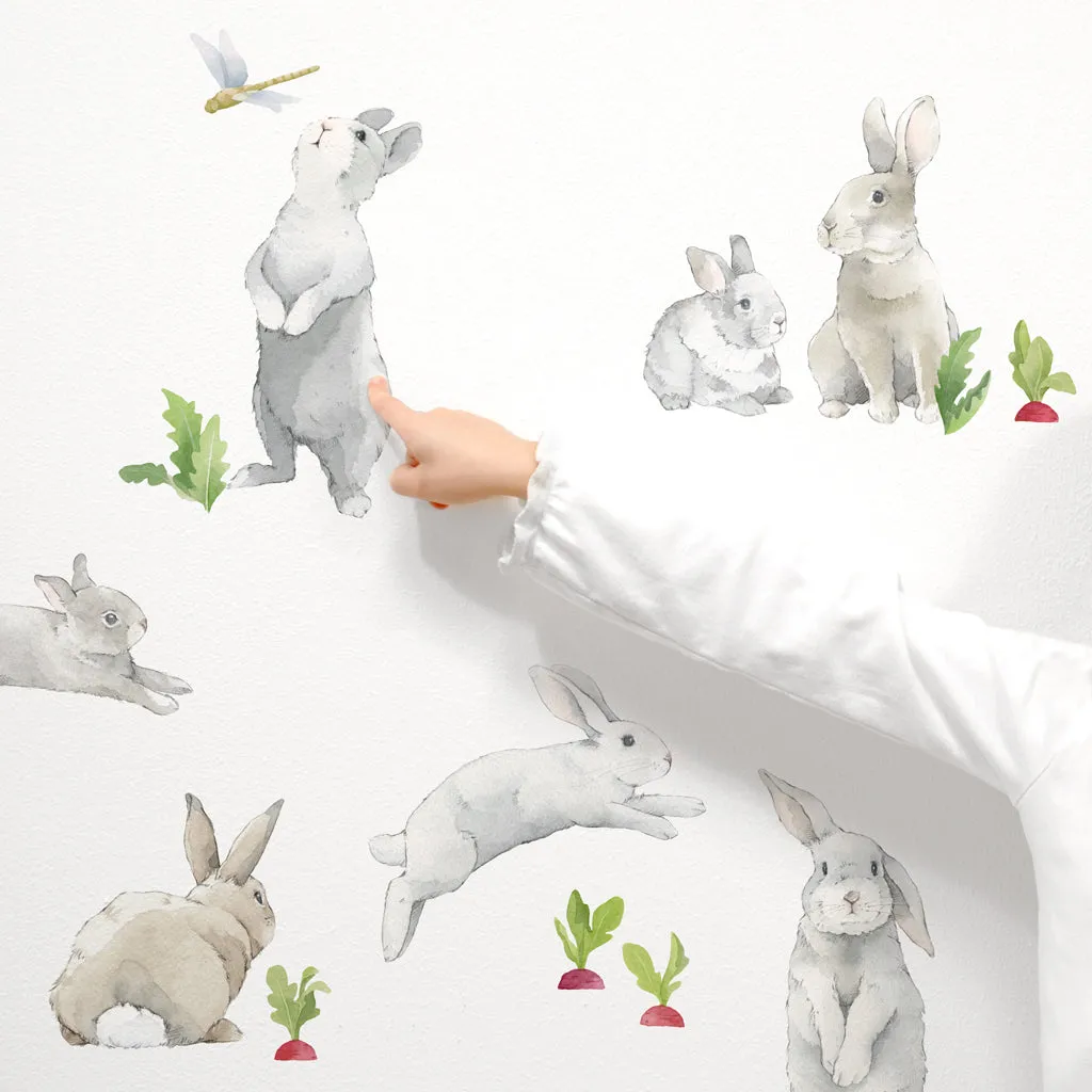 Bunny Wall Decal Set