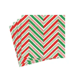 Candy Cane Beverage Napkins
