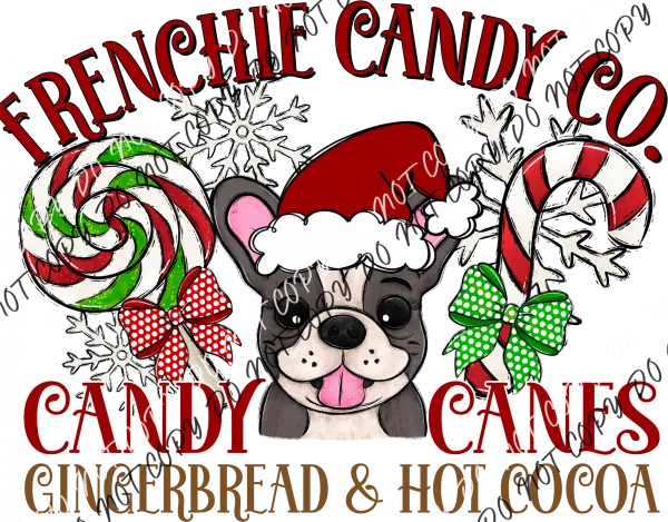 Candy Cane Co Dog (Select Breed) DTF Transfer