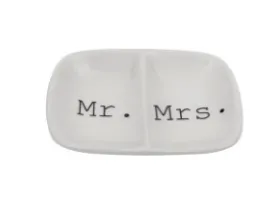 Ceramic Mr. & Mrs. Dish