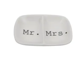 Ceramic Mr. & Mrs. Dish