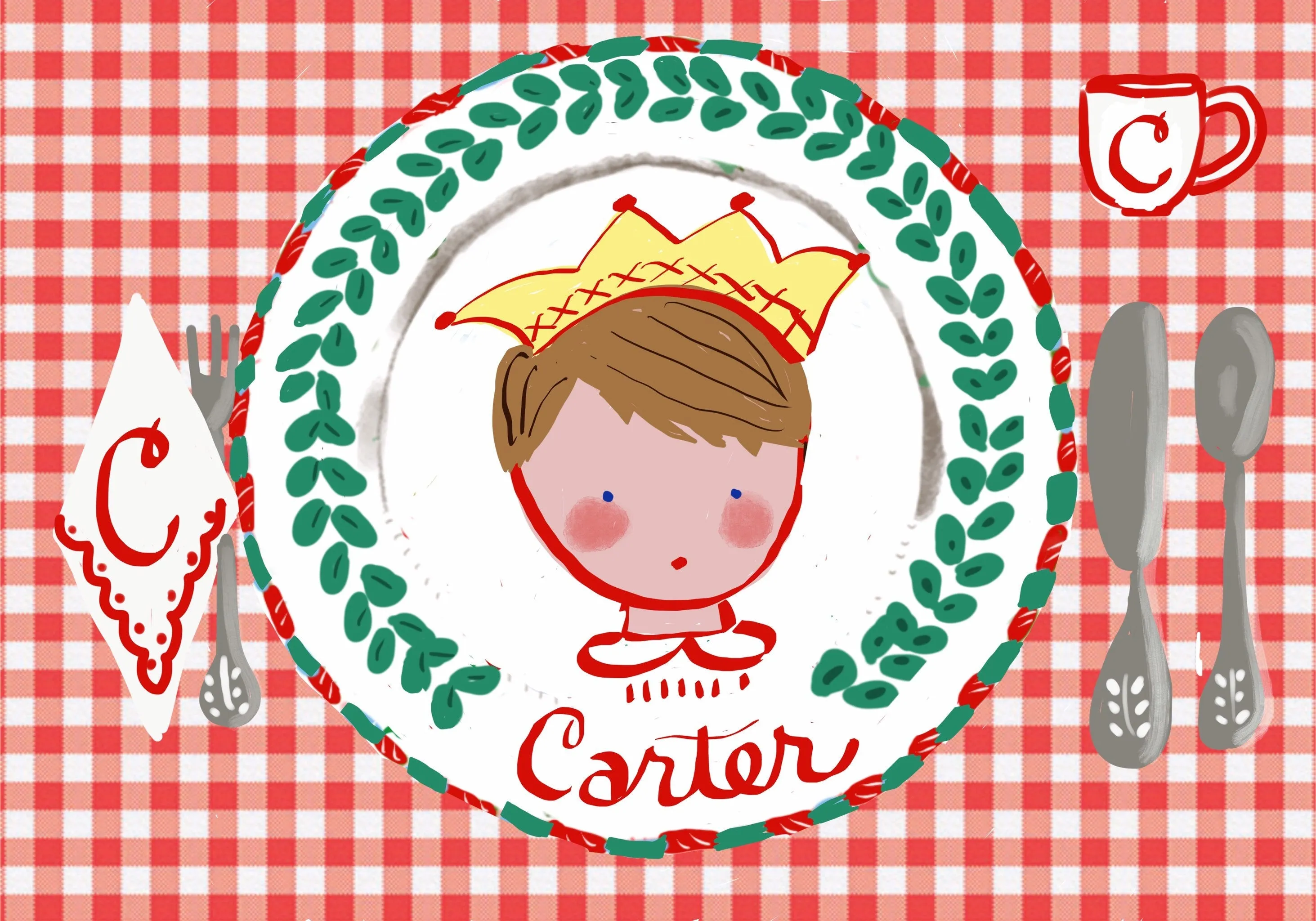 Christmas Laminated Placemat