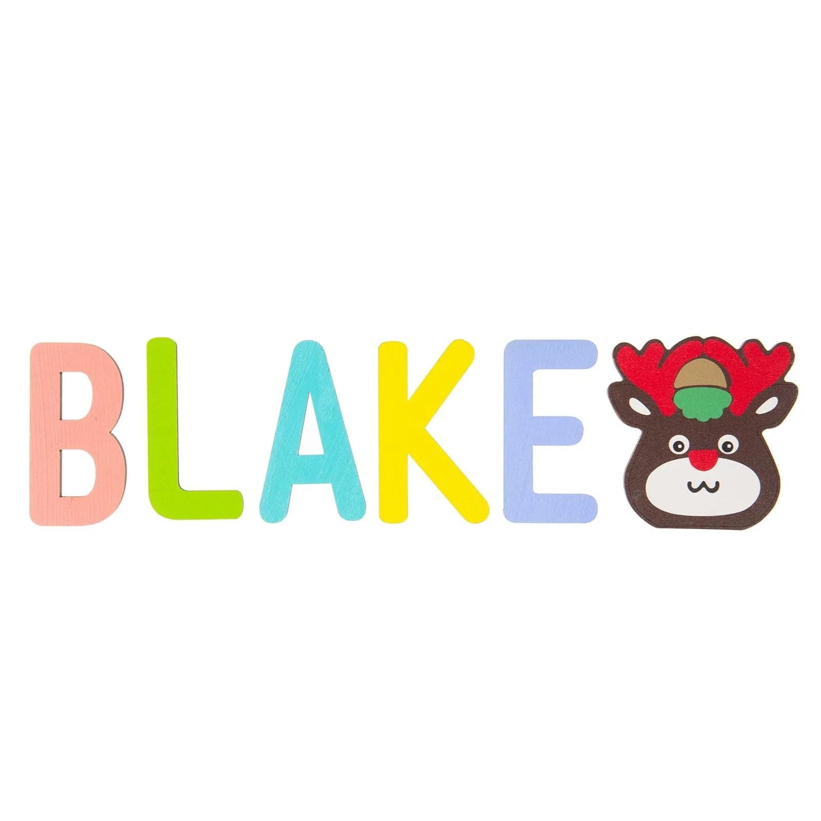Christmas Personalized Custom Wooden Name Puzzle