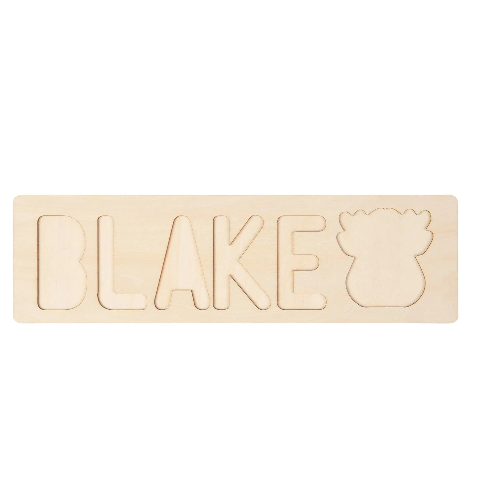 Christmas Personalized Custom Wooden Name Puzzle
