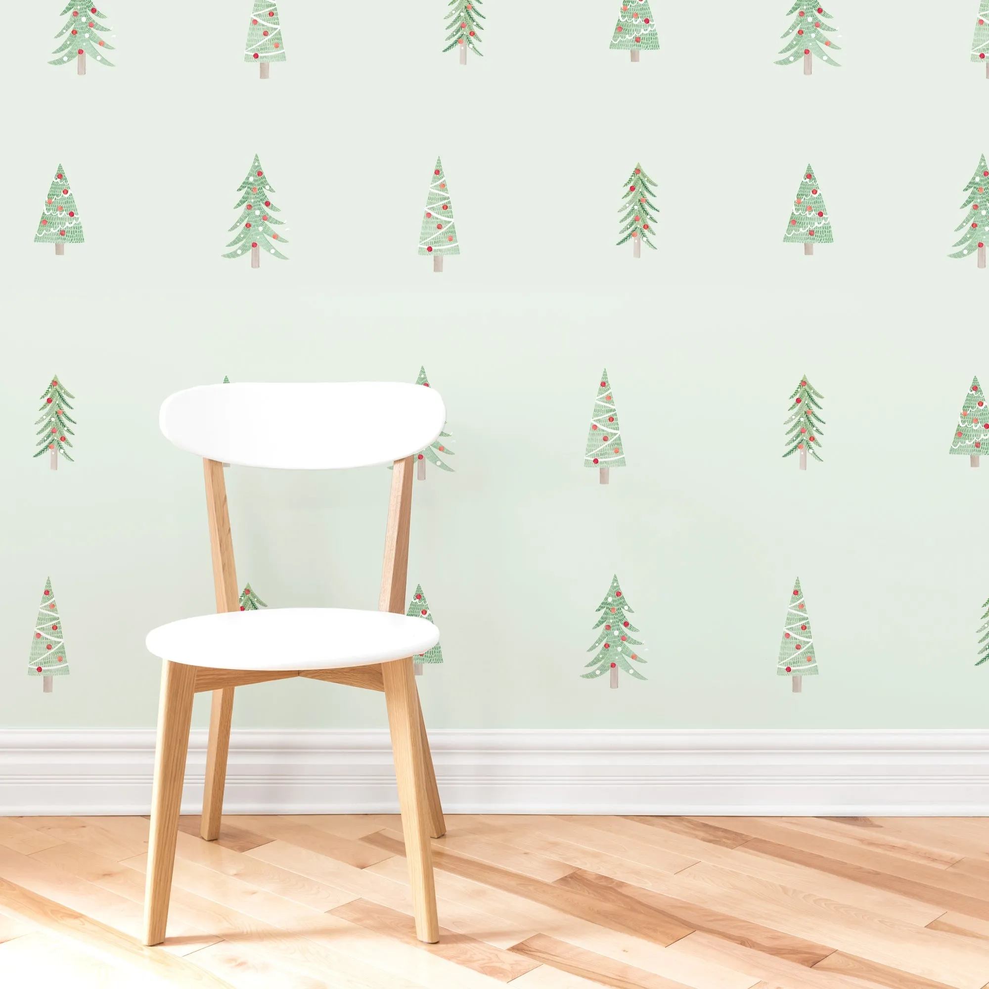 Christmas Tree Toss Wall Decal Set