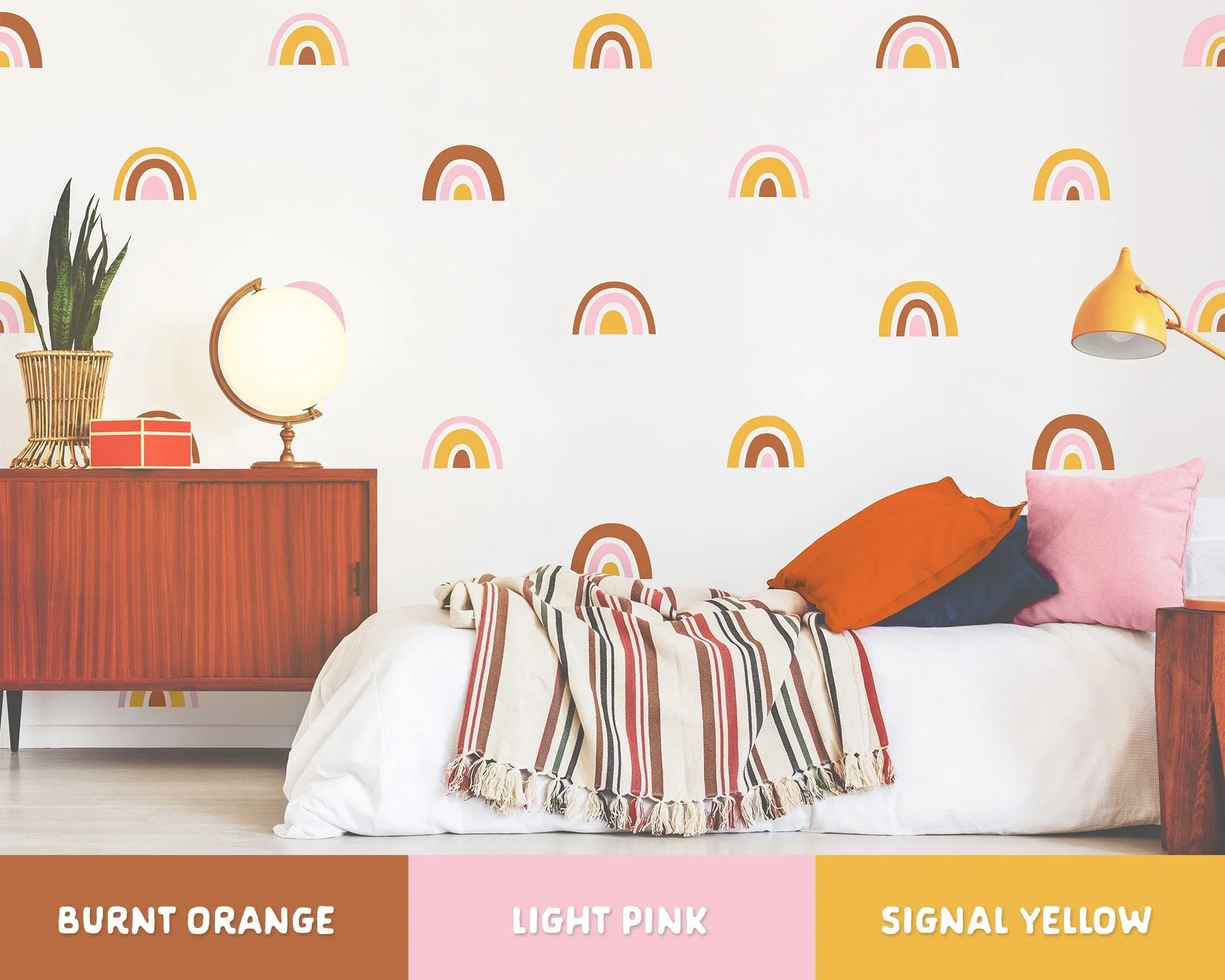 Chunky Rainbows Wall Decal Set