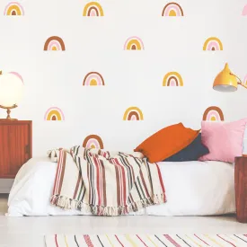Chunky Rainbows Wall Decal Set