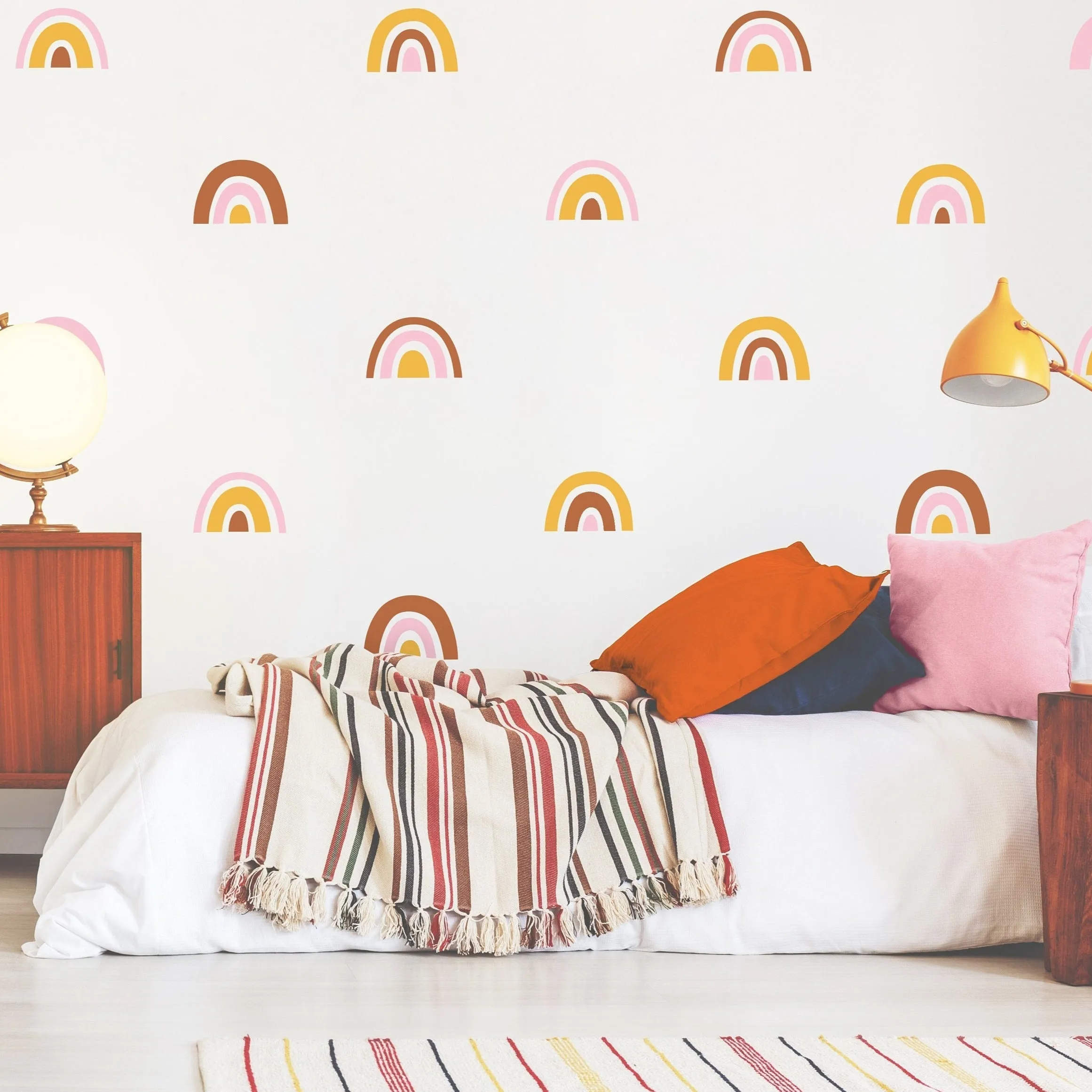 Chunky Rainbows Wall Decal Set