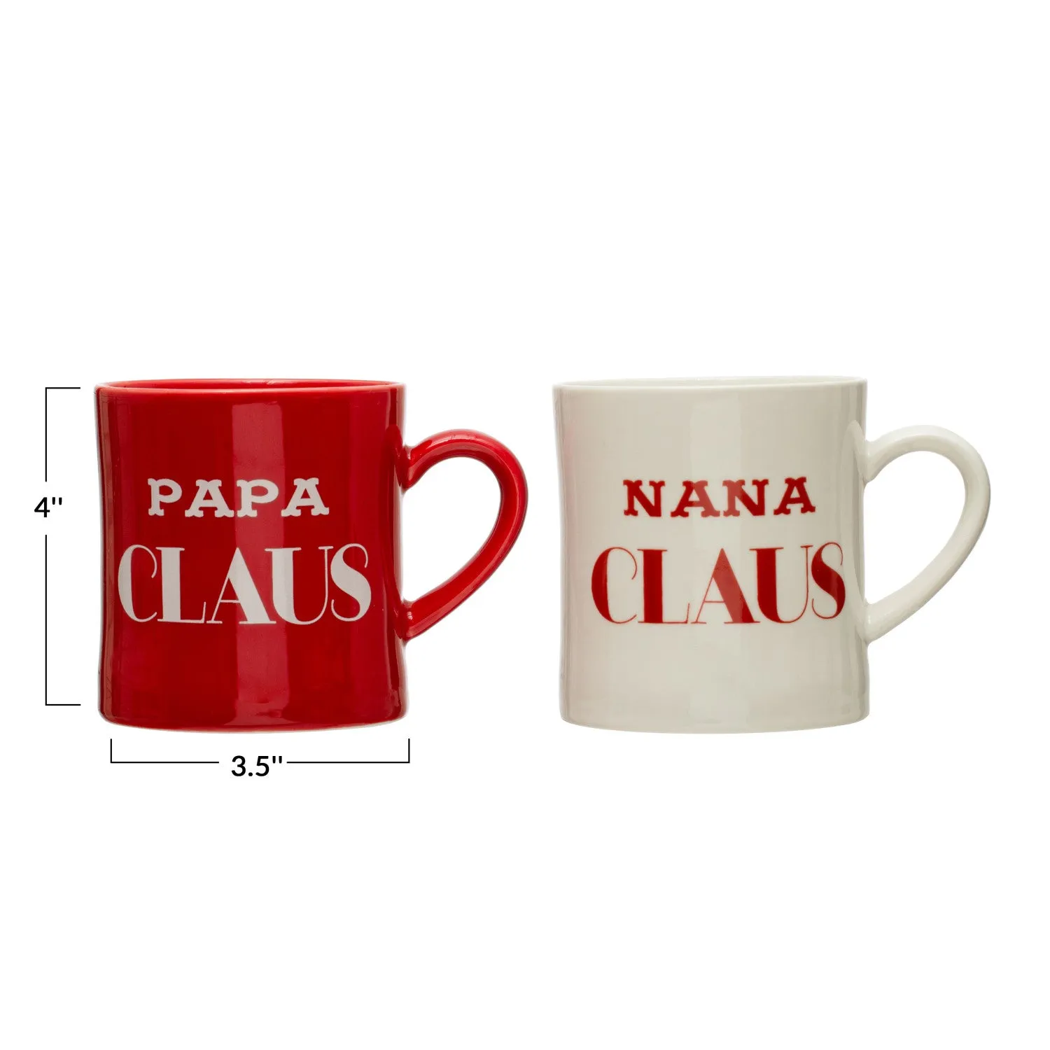 Claus Stoneware Mug - 16oz