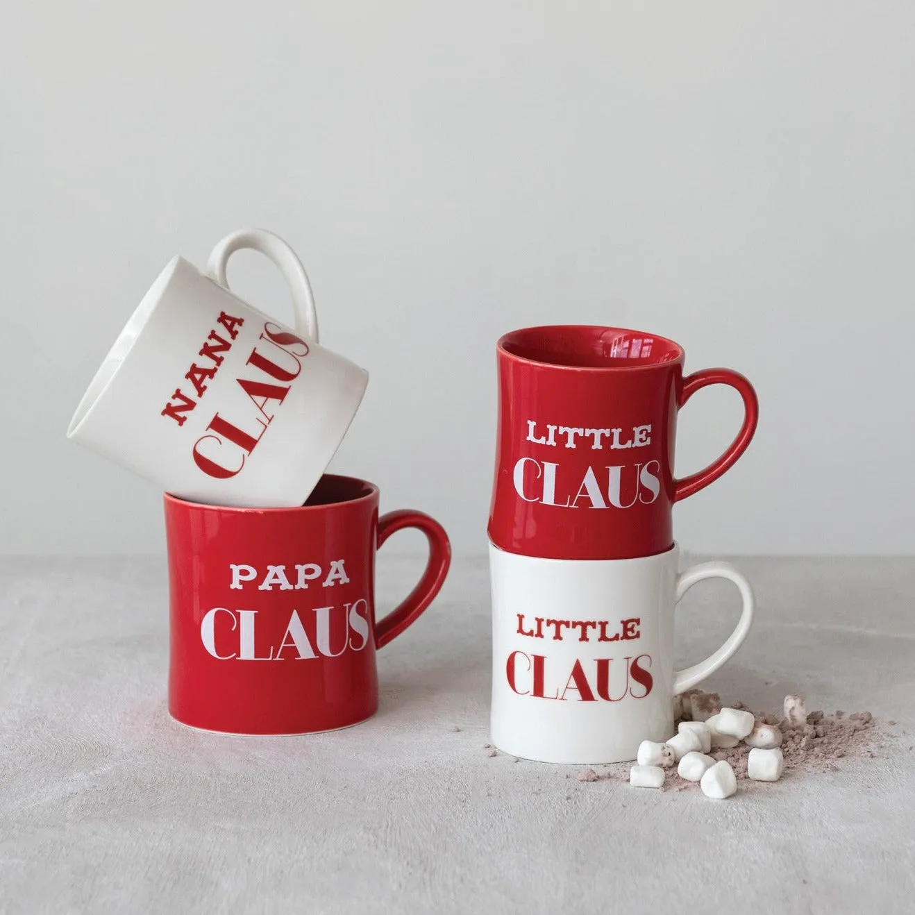 Claus Stoneware Mug - 8oz