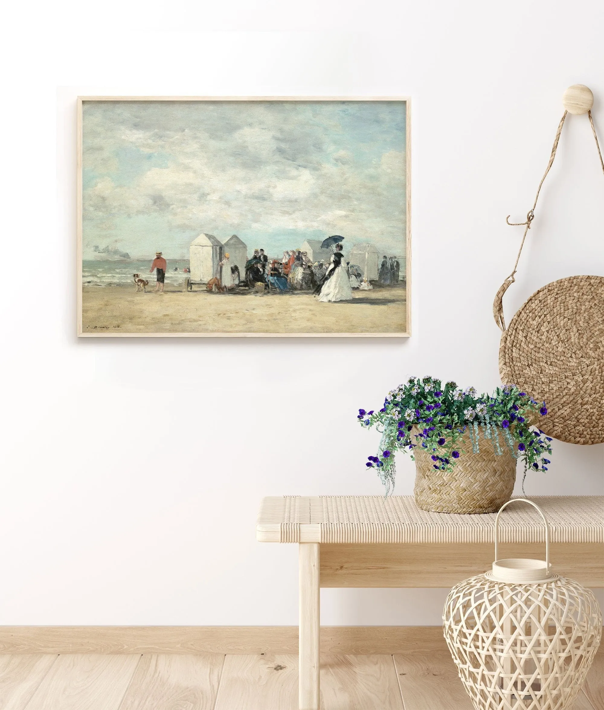 Coastal Beach Scene