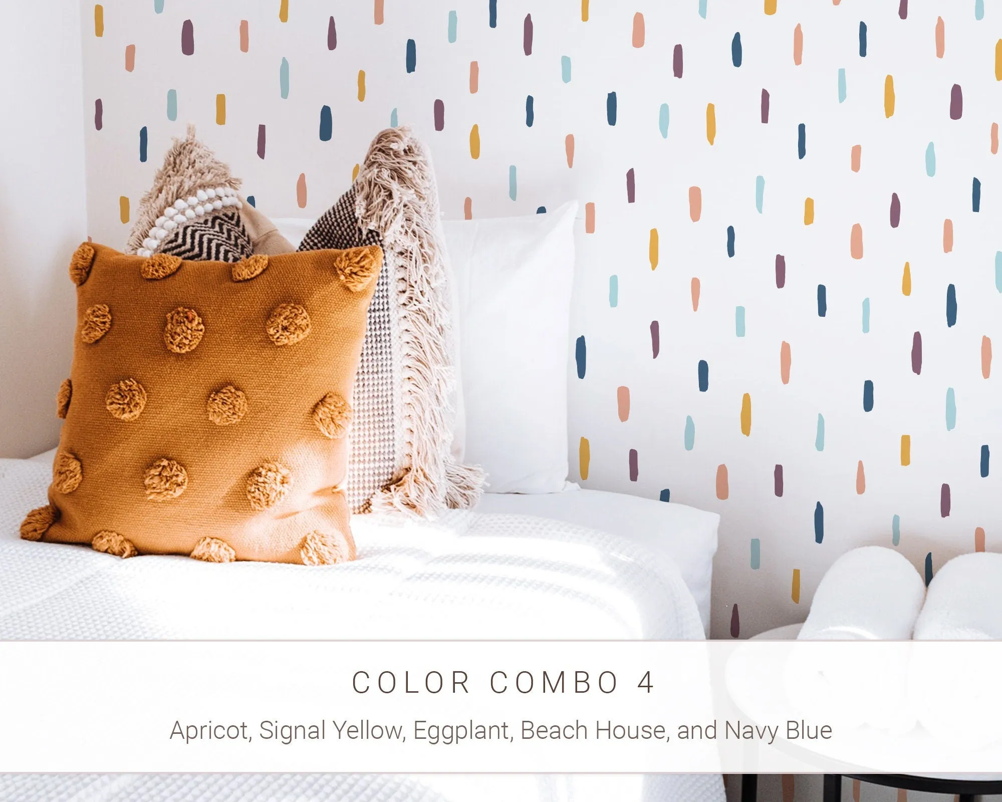 Color Stripes Wall Decal Set