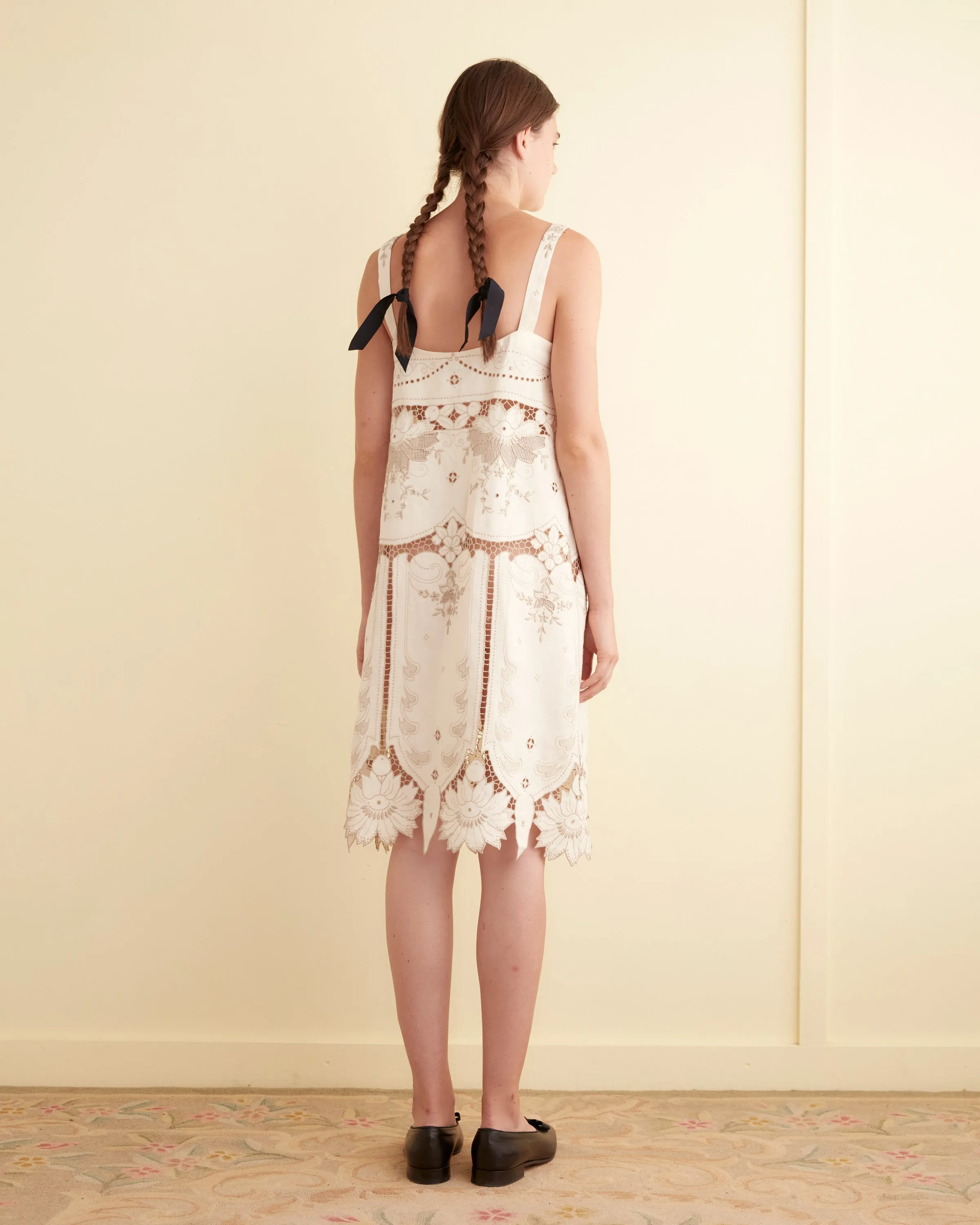 Corniced Cutwork Dress
