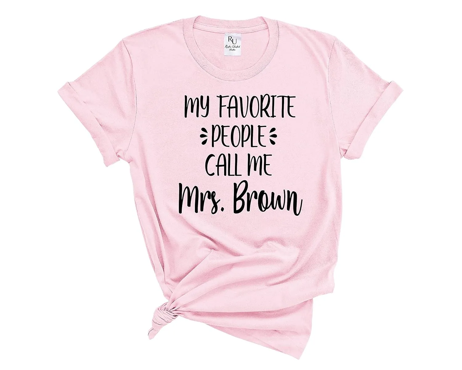 Custom My Favorite People Call Me Mrs Shirt -Teachers Days Tee, Back To School Teacher Shirts,Teacher Appreciation Week Tshirts, First Day Of School Shirt, Cute Elementary Teacher Outfit