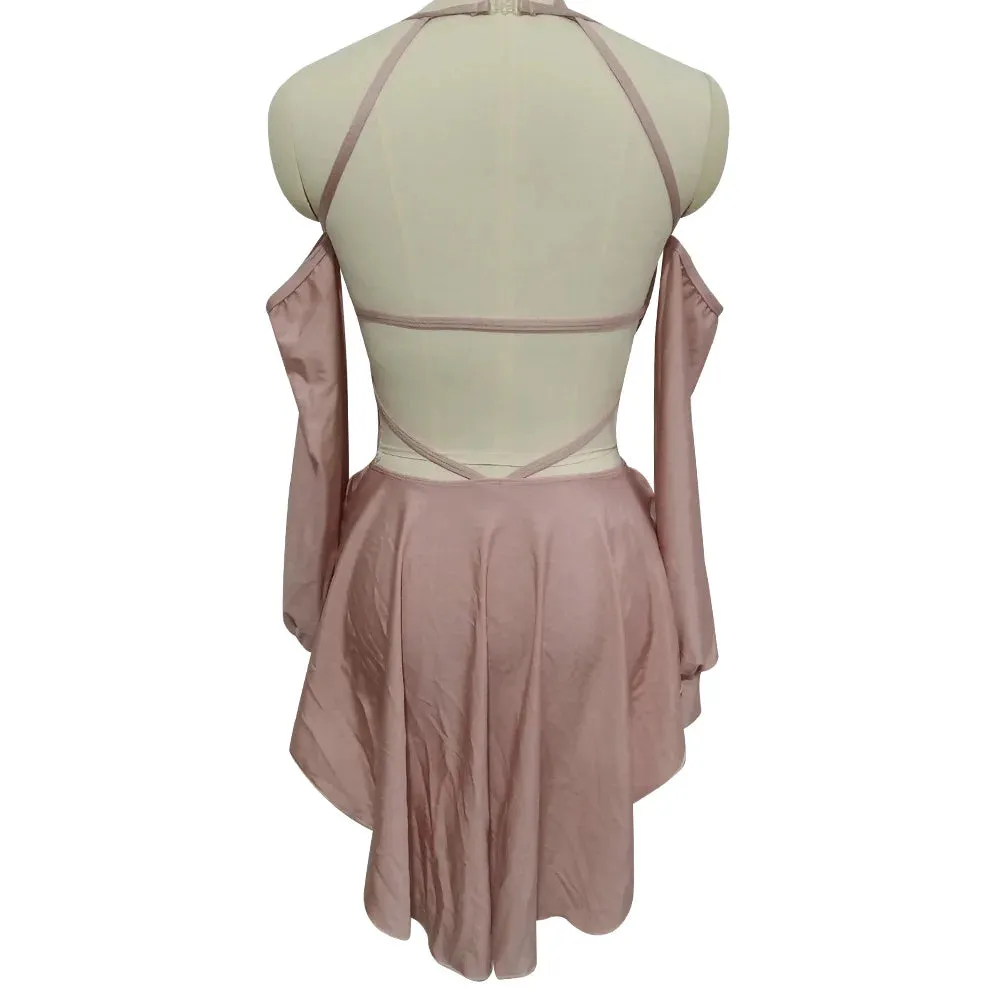 #D15151 Girls Nylon/Lycra mesh Modern Contempory Costume-Dance School Troupe or Solo  Performance