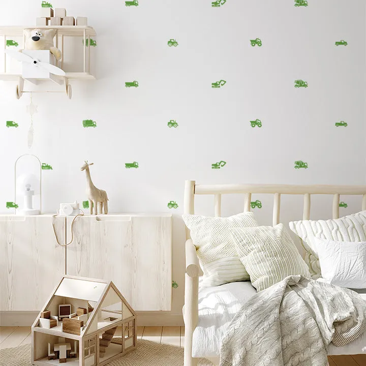 Diggers   Trucks Wall Decal Set