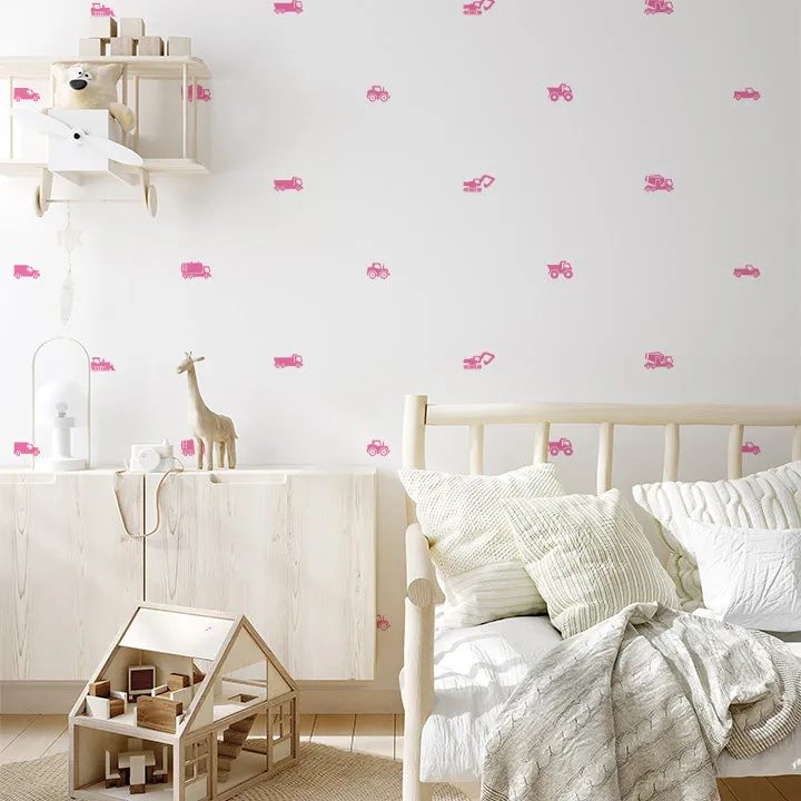 Diggers   Trucks Wall Decal Set
