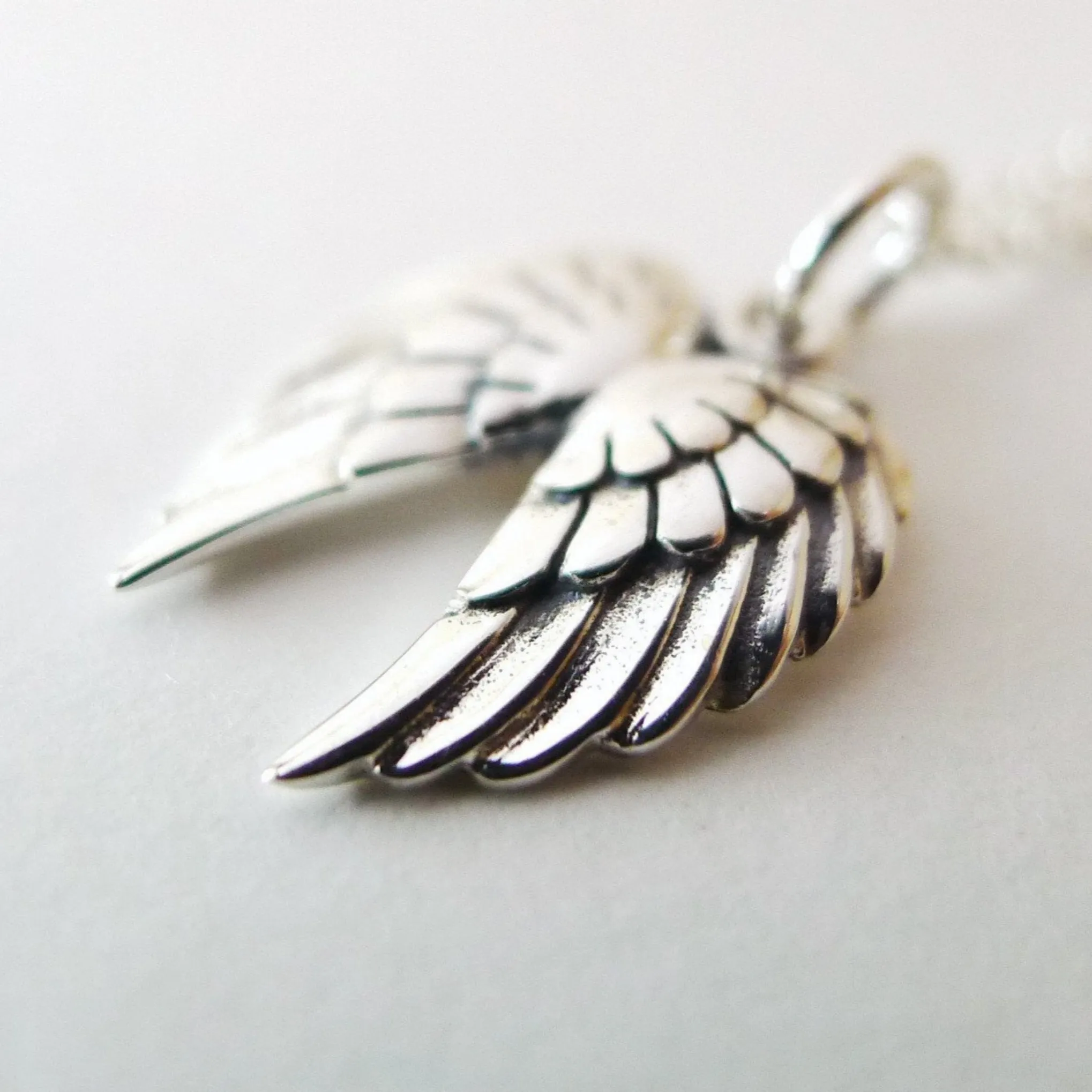Double Wing Necklace / 925 Silver