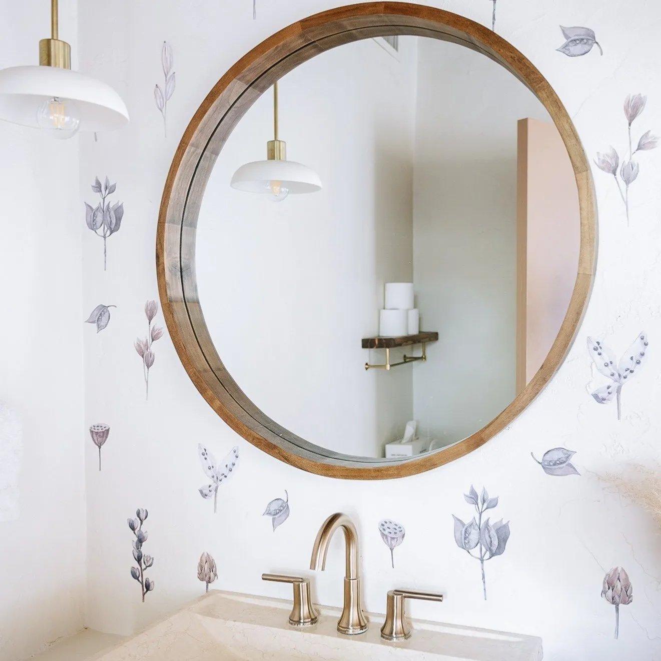 Dried Botanicals Wall Decal Set