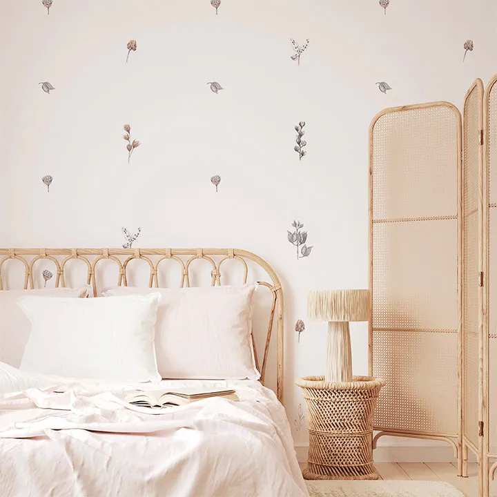 Dried Botanicals Wall Decal Set