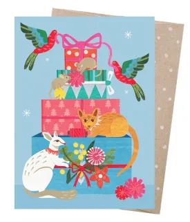 Earth Greetings Christmas Card - Christmas Presents*