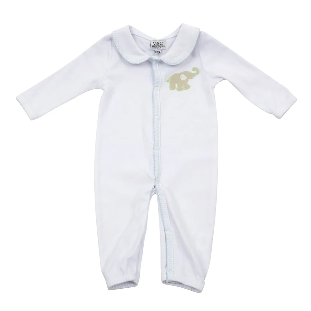 Elephant Convertible Onesie 0-6 Months