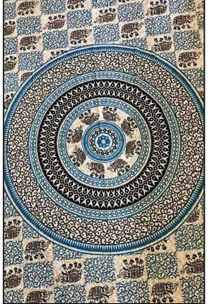 Elephants, Elephants Everywhere Cotton Tapestry